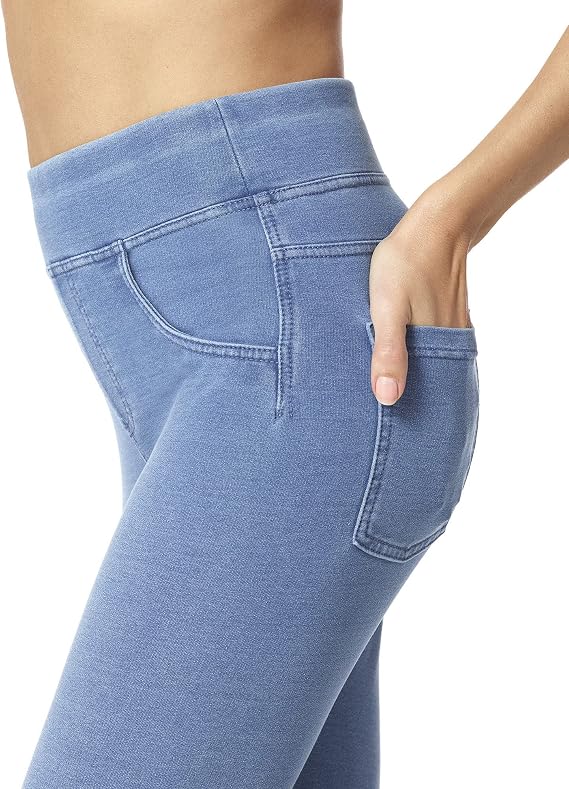 High Rise Denim leggings 