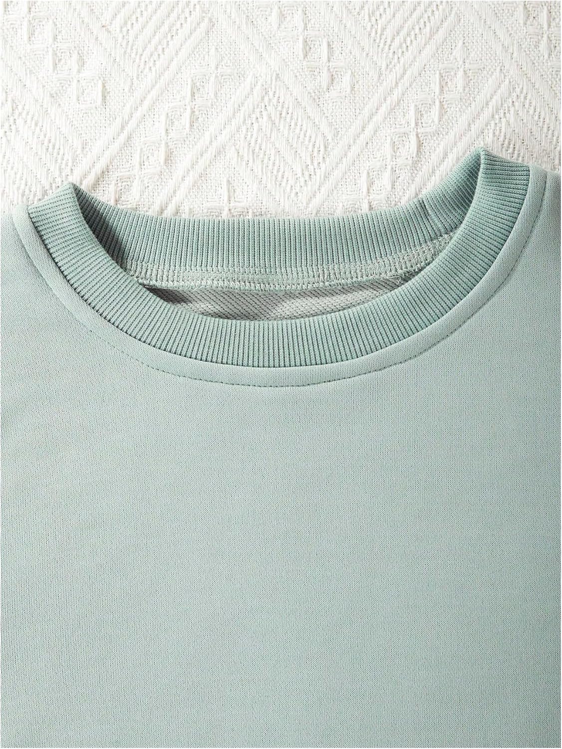 Verdusa Girl's Cute Cartoon Crew Neck Sweatshirts Long Sleeve Pullover Tops - Image 3