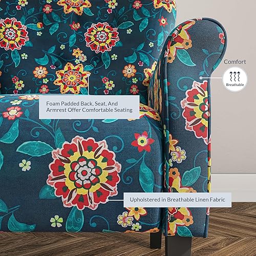 Miniatura 36 de Belleze Accent Chair - Silla Palta,Azul bebé,Beige,Negro y flor.,Azul y flor,Ladrillo,Amarillo (Citrine Yellow),Verde y azul,Verde y flor,Verde y
