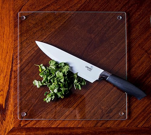 Miniatura 4 de Juego de 4 tablas de cortar antideslizantes, resistentes a las roturas, duraderas, resistentes a las manchas y aptas para lavavajillas, 9.75 x 9.75