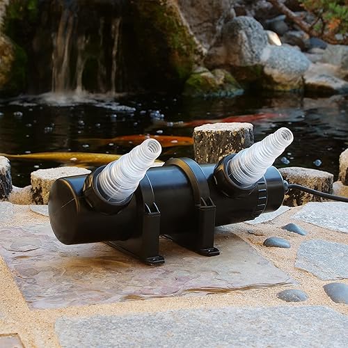 Miniatura 2 de Alpine Corporation Clarificador UV de 4" de alto y 7 vatios diseñado para uso fuera del agua