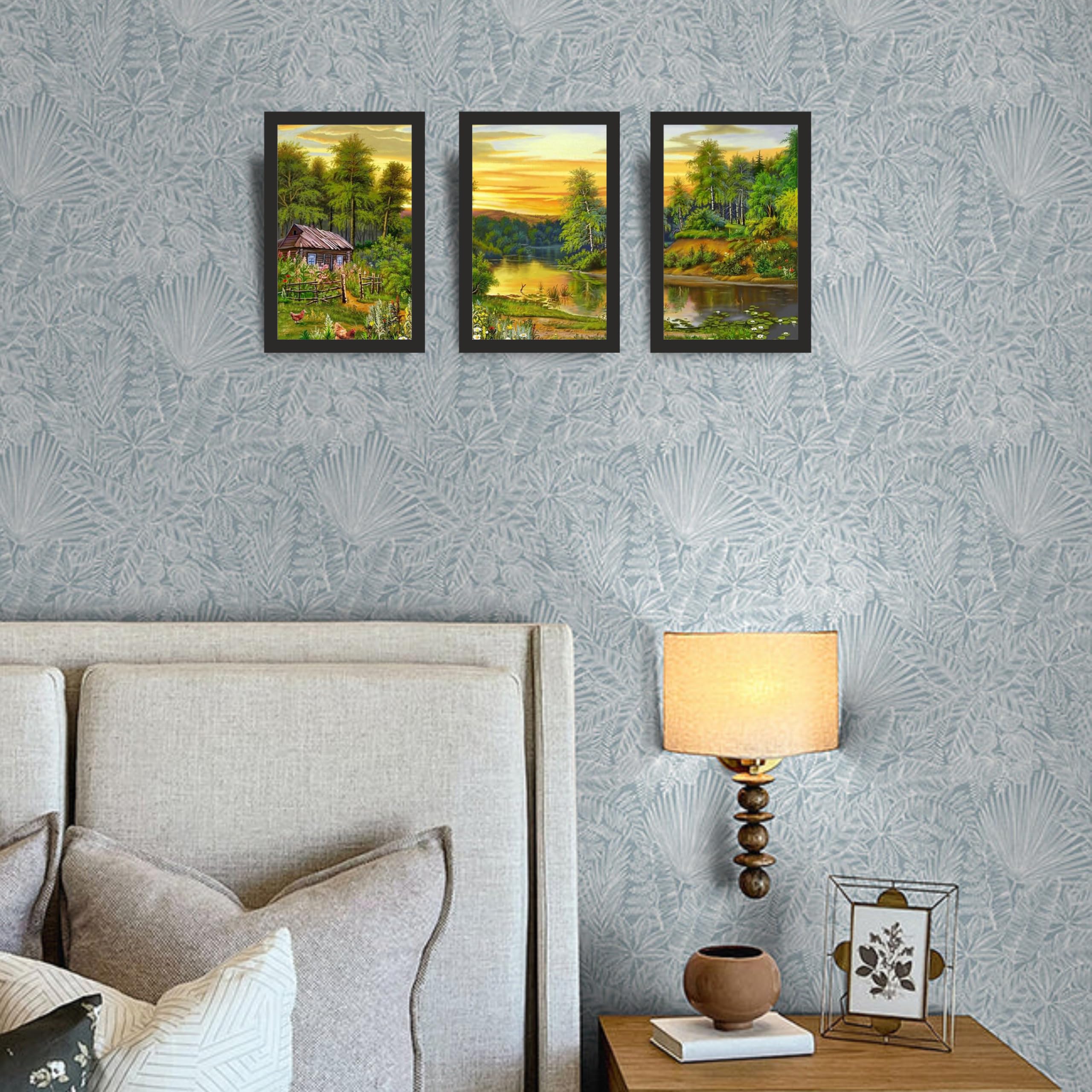 Nature Landscape Wall Art Frame Set of 3