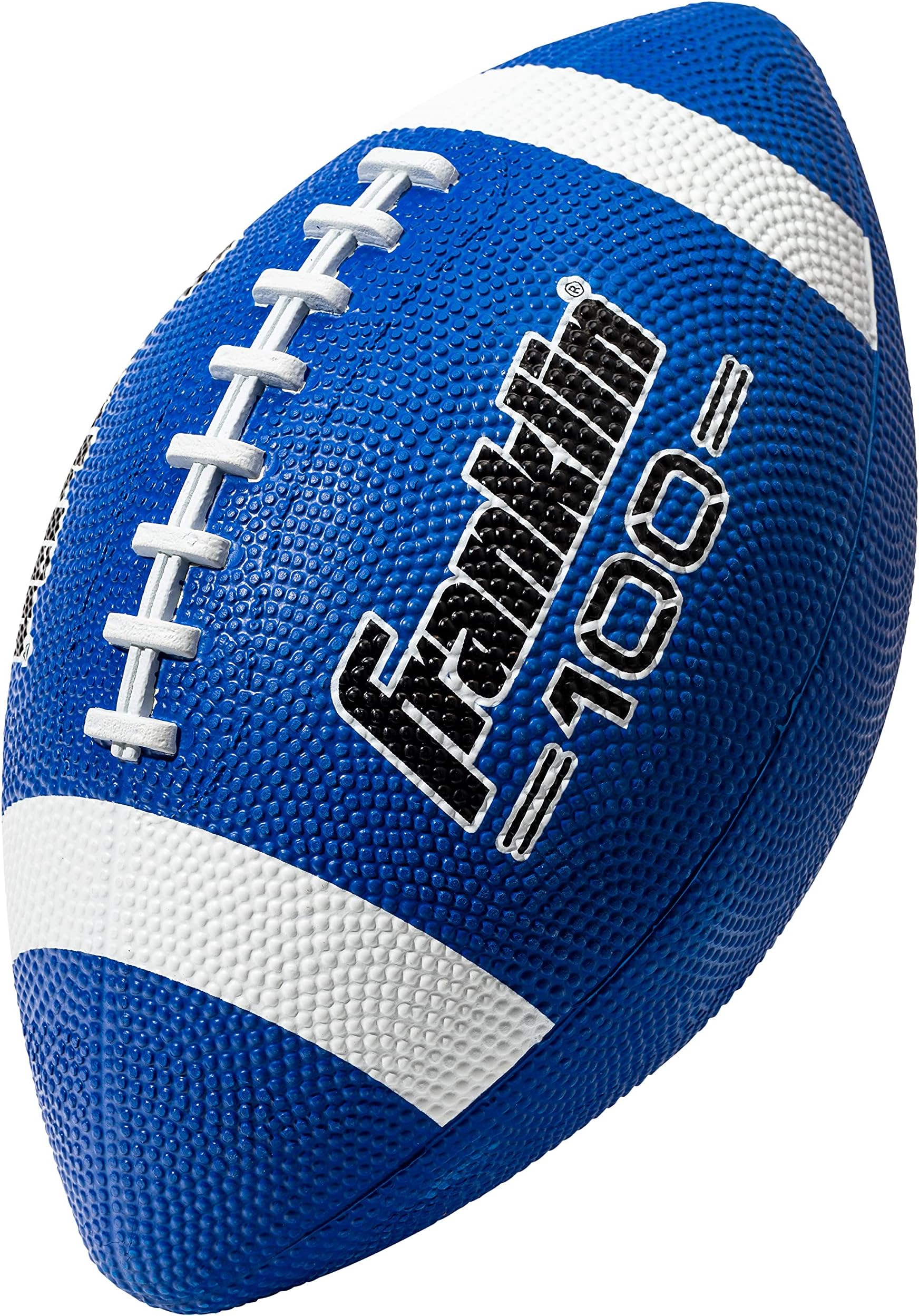 Franklin Sports Grip-Rite 100 Rubber Junior Football - Blue