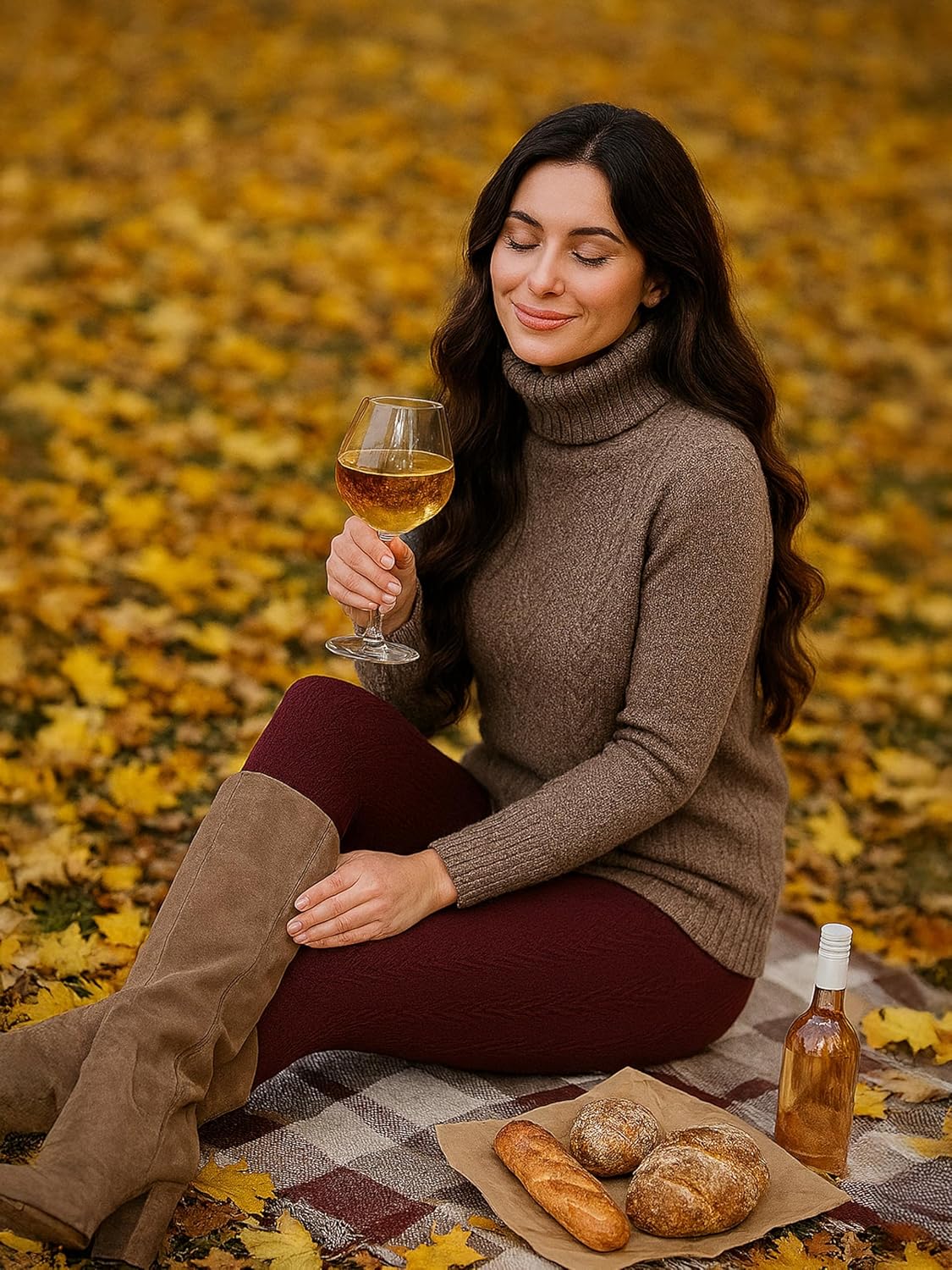 Conceited Fleece Lined Leggings in New Sweater Knit and 20+ Colors (Available in Plus Size) - Image 7