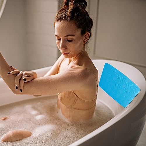 Miniatura 6 de Alfombrilla antideslizante para taburete de ducha, almohadilla para silla de ducha con respaldo adhesivo, cojín impermeable de secado rápido,