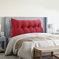 Vista 11 de Almohadas de cuña para cabecero de cama, almohada de cuña para cabecero, almohada triangular, almohadas de cuña, almohada con funda extraíble, Café