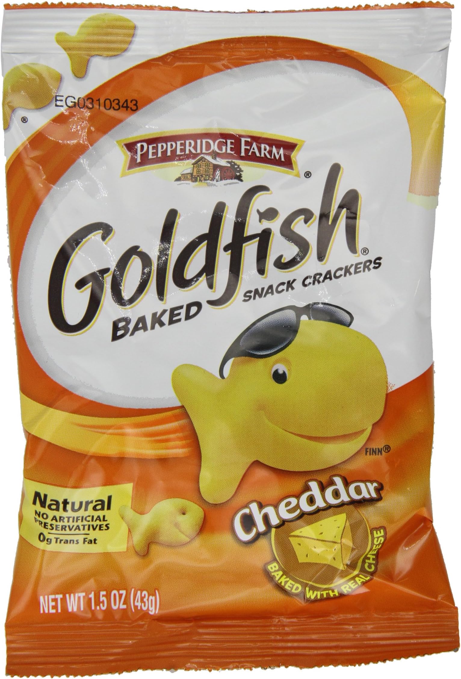 Pepperidge Farm Goldfish Baked Snack Crackers, 43g