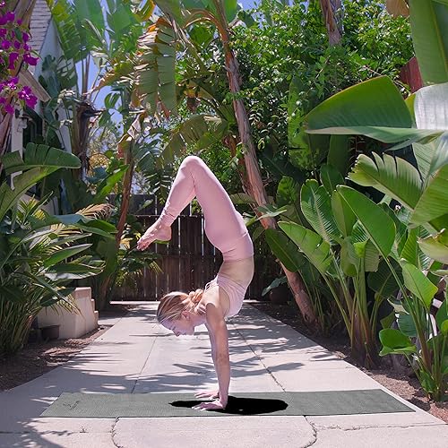 Miniatura 6 de ProsourceFit Tapete de yoga original de  pulgadas (0.236 in) de grosor para mayor comodidad y estabilidad con correas de transporte, antideslizante,