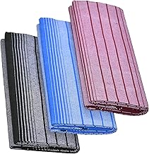 TUNI MANI Men's Cotton Lungi Stitched Rink Design/Blue, Black, Maroon/Length- 2.25m (Pack of 3)