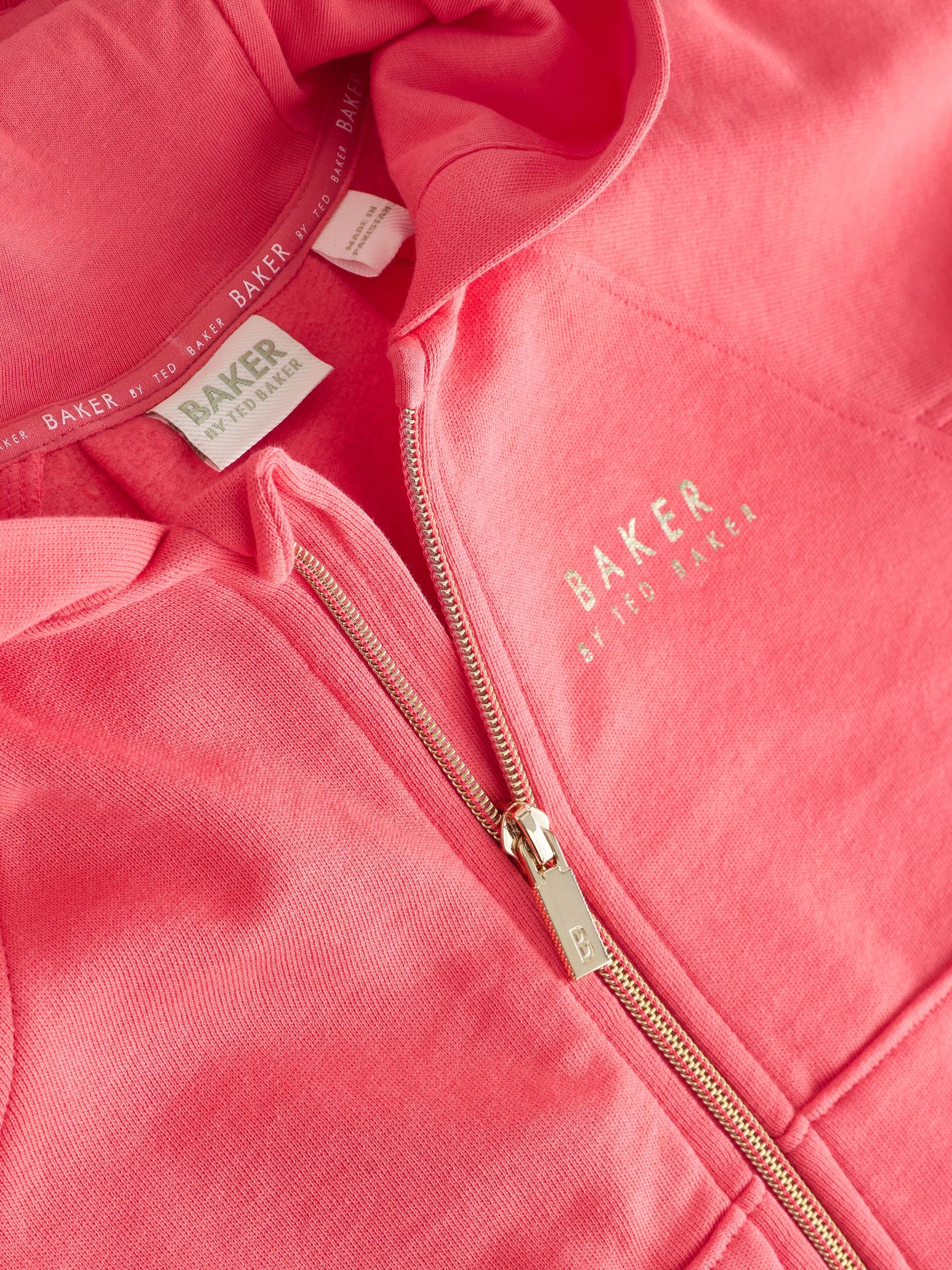 Ragazza Felpa con Cappuccio Oversize con Zip Completa