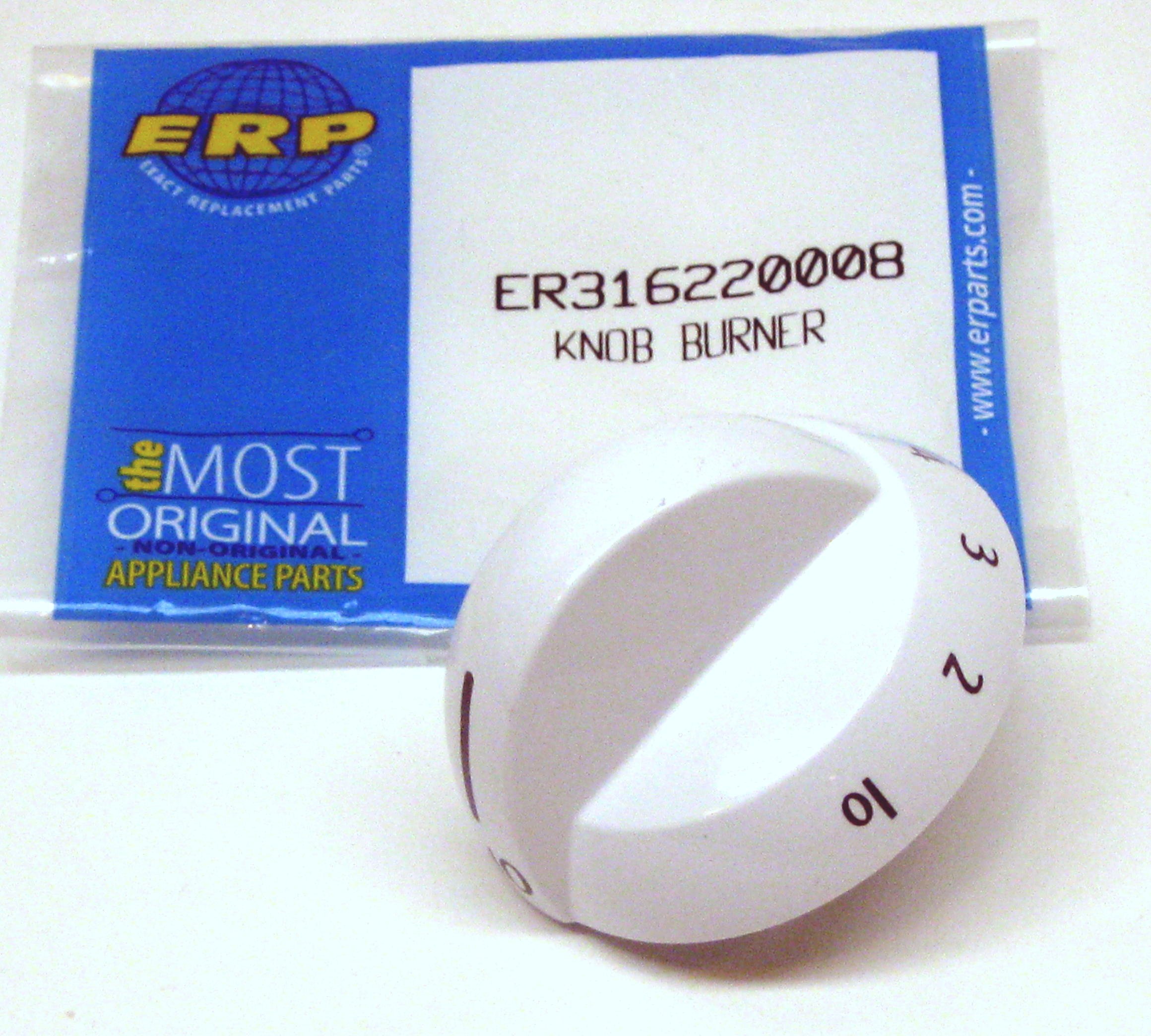 Amazon.com: Gas Range Burner Knob for Frigidaire Tappen 316220008 