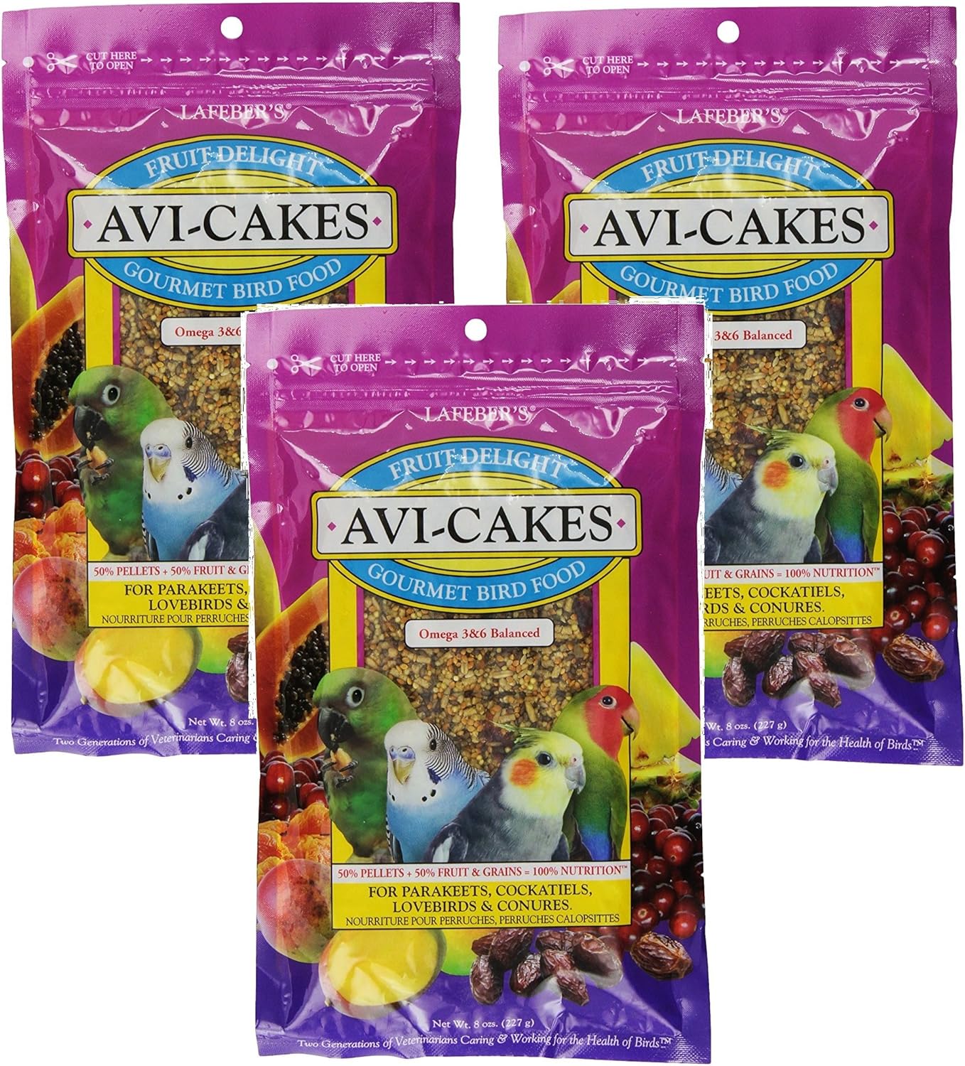 Avi-Cakes Fruit Delight Gourmet Bird Food