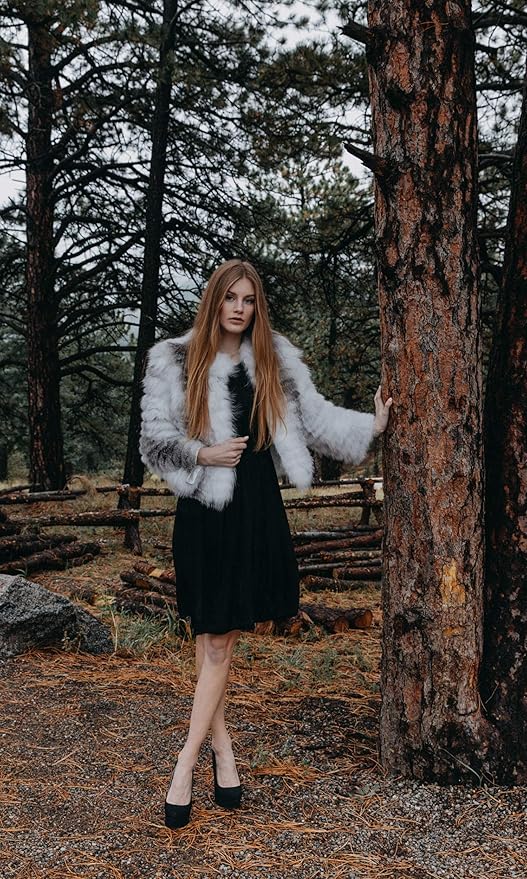 love token fox fur jacket