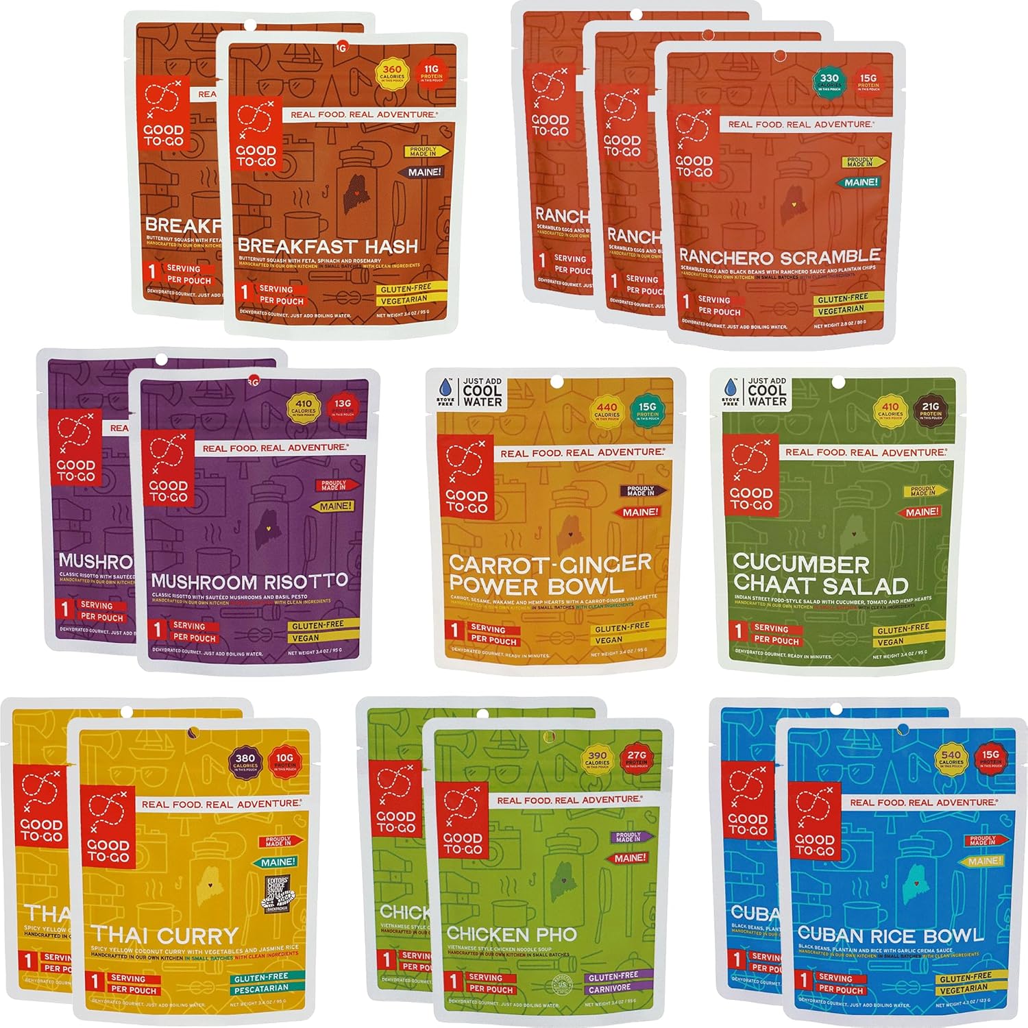 Delicious Dehydrated Meals for Camping & Backpacking | Just Add Water