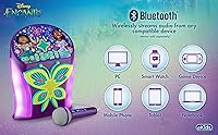 Vista 3 de eKids Disney Encanto - Máquina de karaoke con altavoz Bluetooth con micrófono para niños, con puerto USB para reproducir música, fácil acceso a