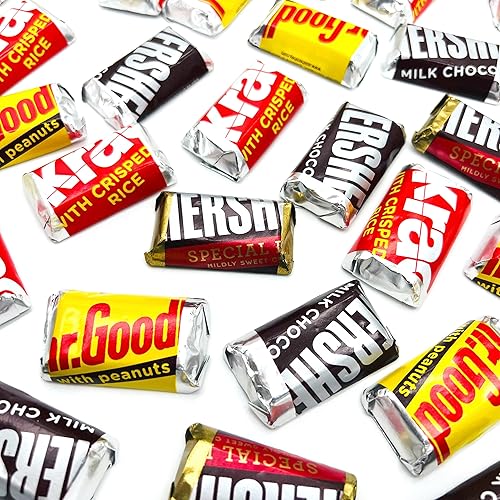 Miniatura 5 de Miniatures - Barras de caramelo de chocolate surtidas  OSCURO ESPECIAL, chocolate con leche (bolsa de 2 libras  aprox. 100 unidades)