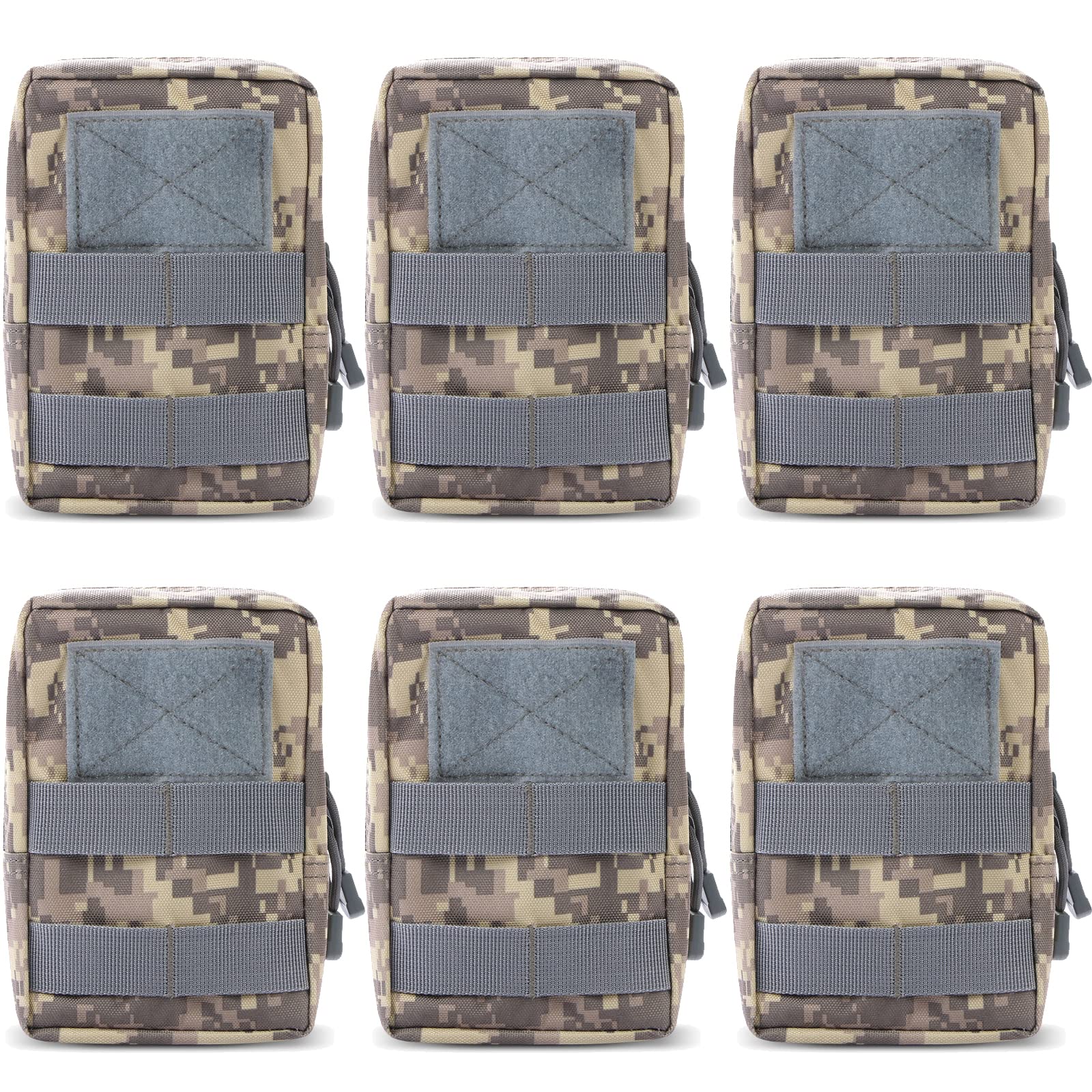 Bolsas Molle tácticas para evitar la pérdida de accesorios con riñonera compacta EDC ACU 7