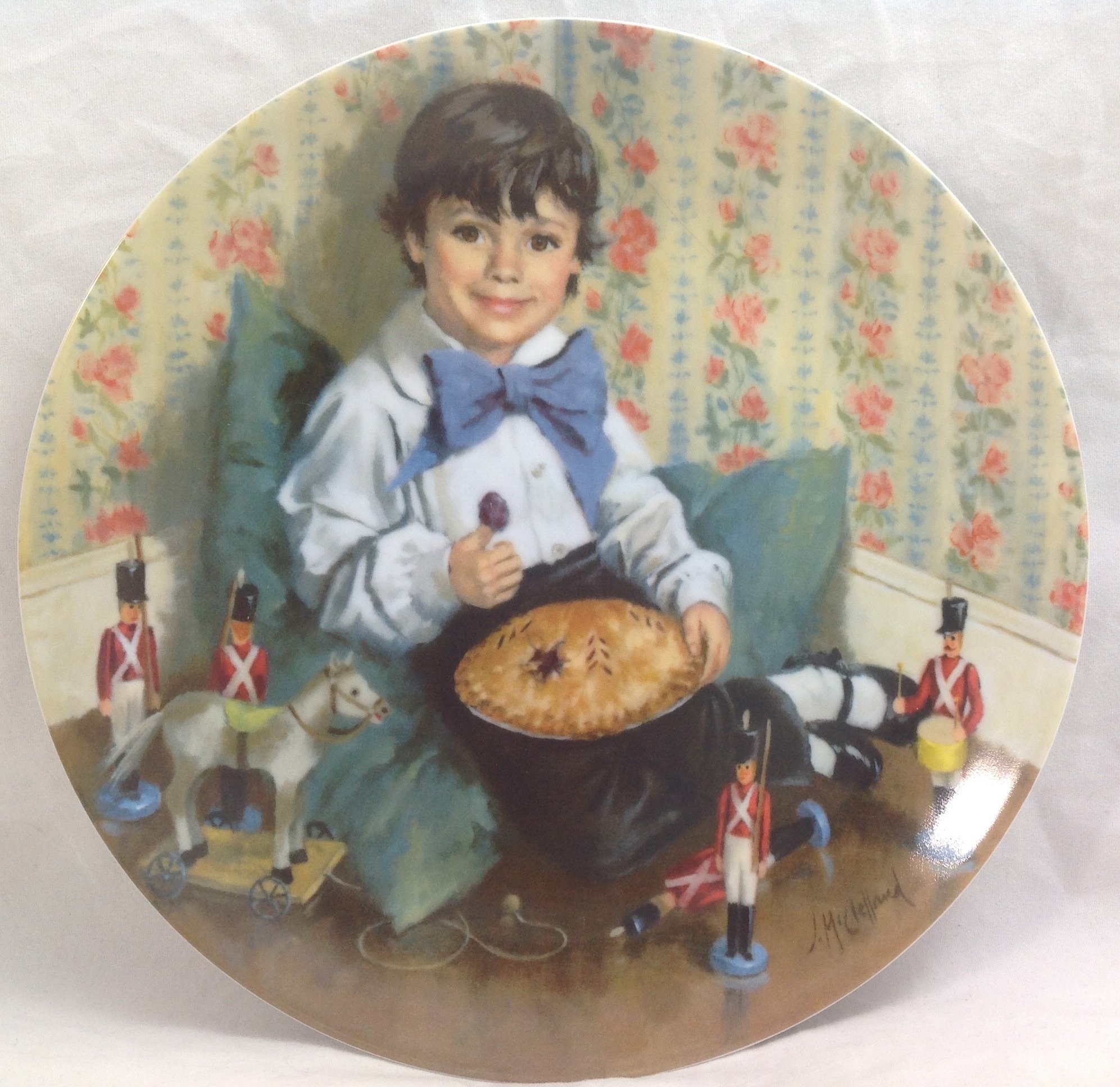 Reco Little Jack Horner Collectible Plate by John McClelland