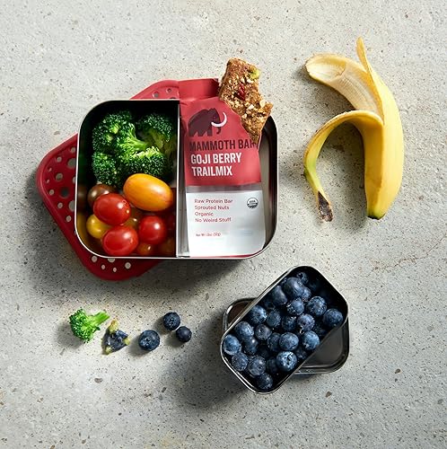 Miniatura 7 de Mammoth Bar Goji Berry Trail Mix - 10 barras de proteínas orgánicas - Prebiótico  Paleo  Sin gluten  Proteína de huevo  Sin OMG  Crudo  Nueces