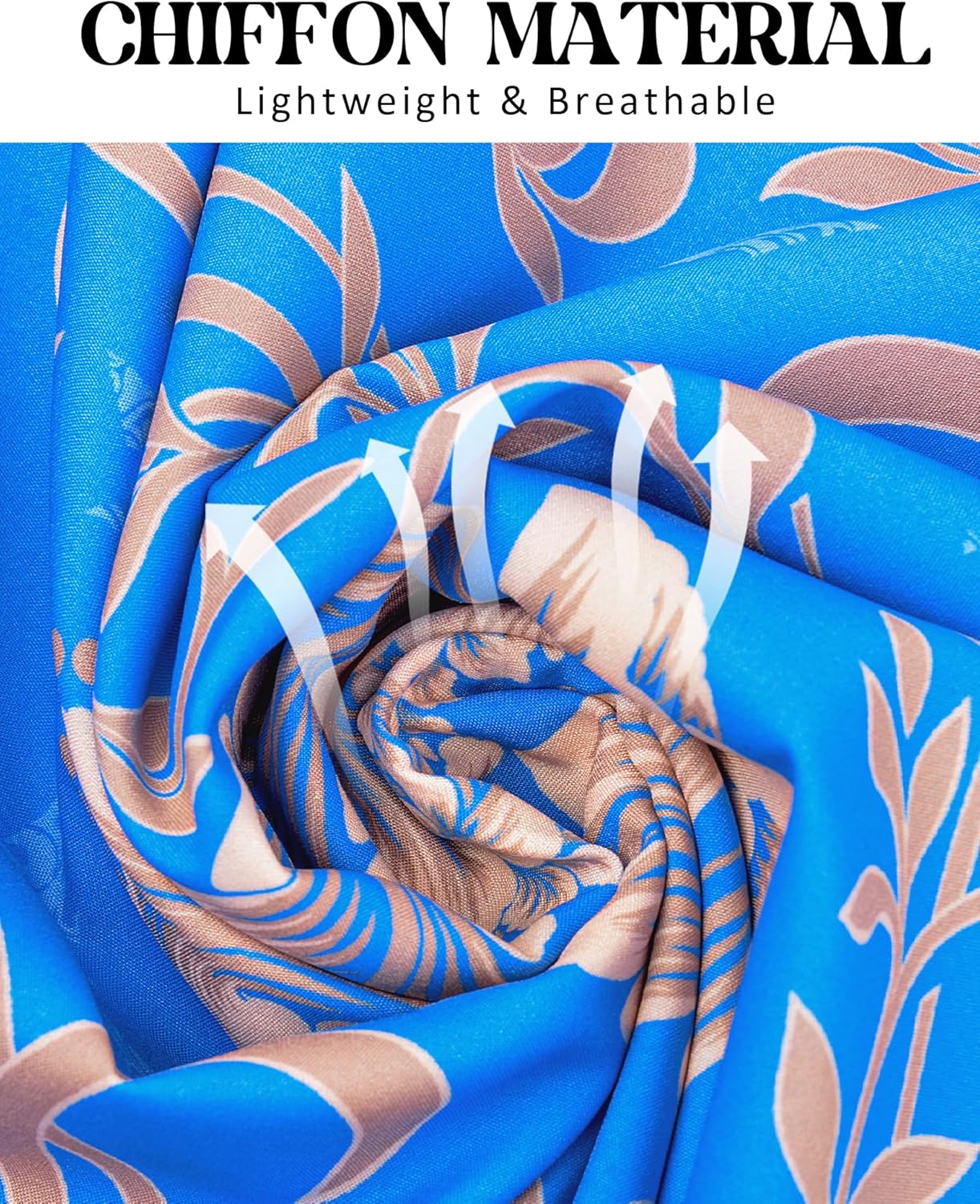 Nidoul Kaftan Dresses for Women Plus Size Bathing Suit Cover Up Long Swimsuit Coverup Swim Summer Beach Caftans Loungewear - Image 5