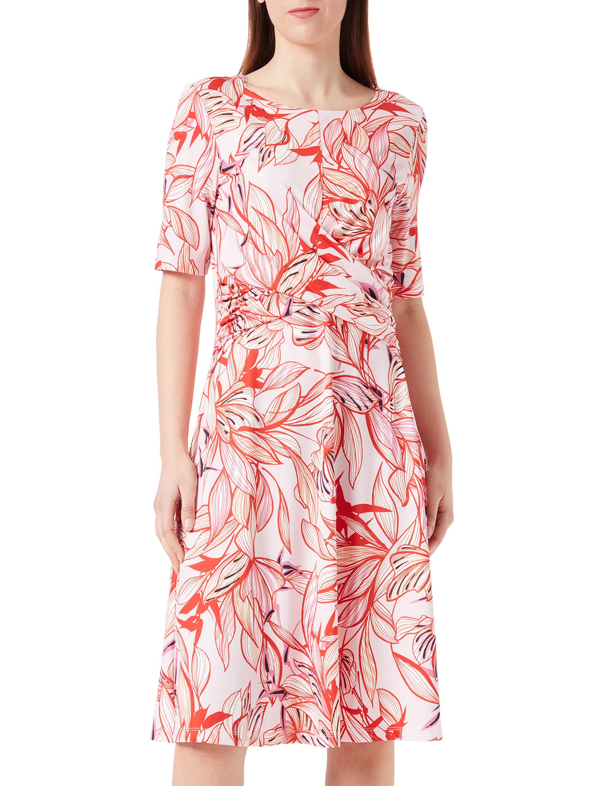 Gerry Weber Women's 180023-35021 Dress, Purple/Pink/Red/Orange Print, 8