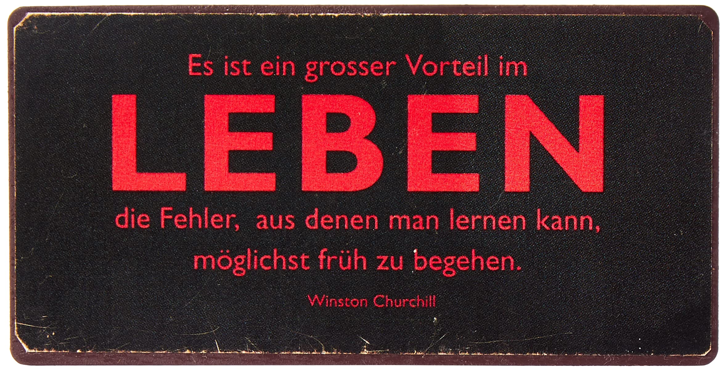 Decorative Fridge Magnet for Home Leben 5cm x 10cm