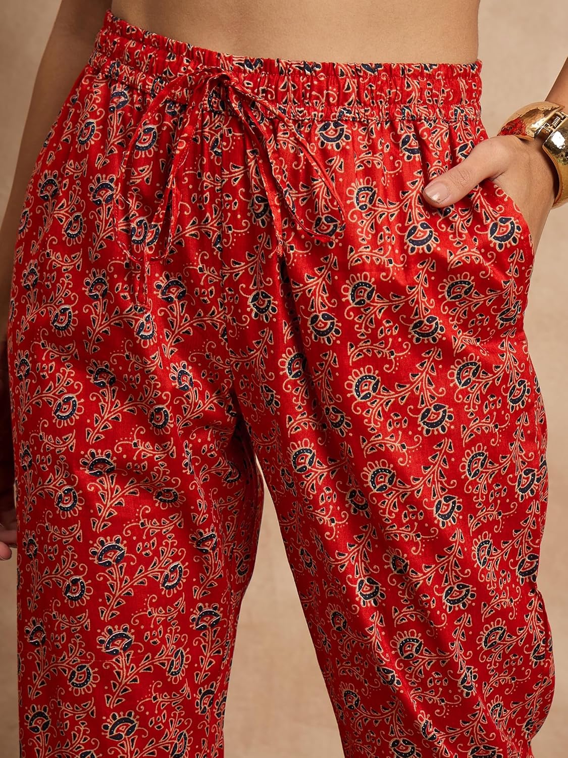 Amazon Brand - Tavasya Womens Ethnic Motifs Printed Pure Cotton Straight Kurta with Trousers | Co-Ord Set offers donot miss 6 Amazon Brand - Tavasya Womens Ethnic Motifs Printed Pure Cotton Straight Kurta with Trousers | Co-Ord Set offers donot miss