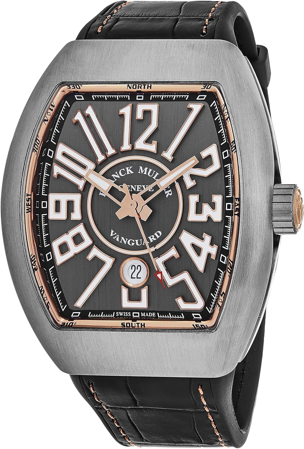 Franck Muller Vanguard Mens Titanium Swiss Made Automatic