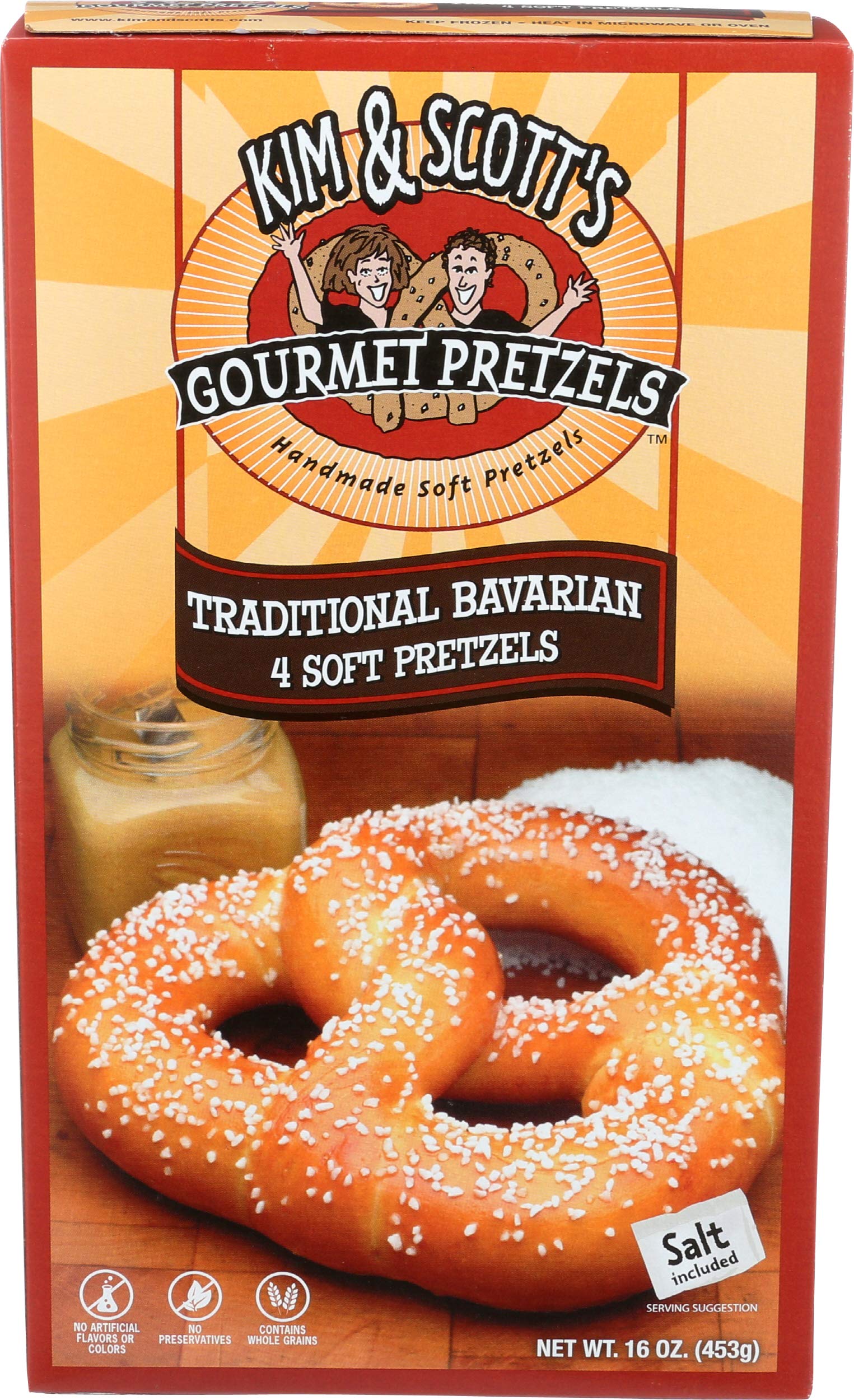 Kim & Scott's, Gourmet Pretzels Traditional Bavarian Pretzels, 14