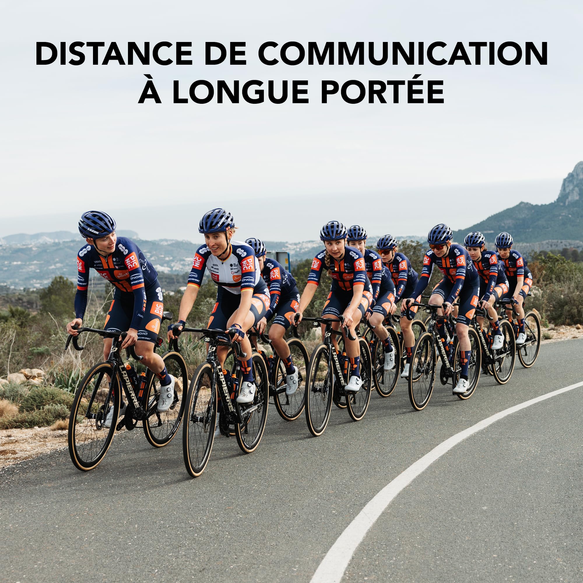 SENA BiKom 20 Système de Communication Mesh pour Cyclisme, léger ne pesant Que 20 grammes (Blanc/Noir, Pack Double)