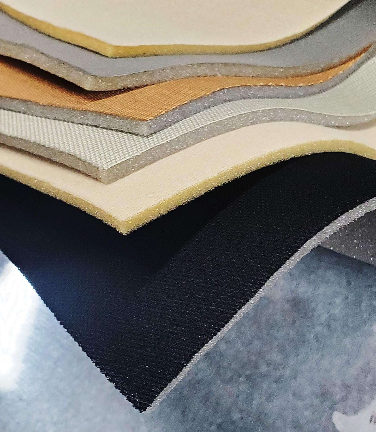 Blow Out 1/8" Headlining Foam Backed Mesh Spacer Automotive Upholstery 60" Wide (5 Yards, Random Color)