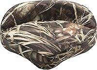 Vista 2 de Attwood 98505CA Asiento de barco de pesca de fundición, acabado de vinilo de camuflaje