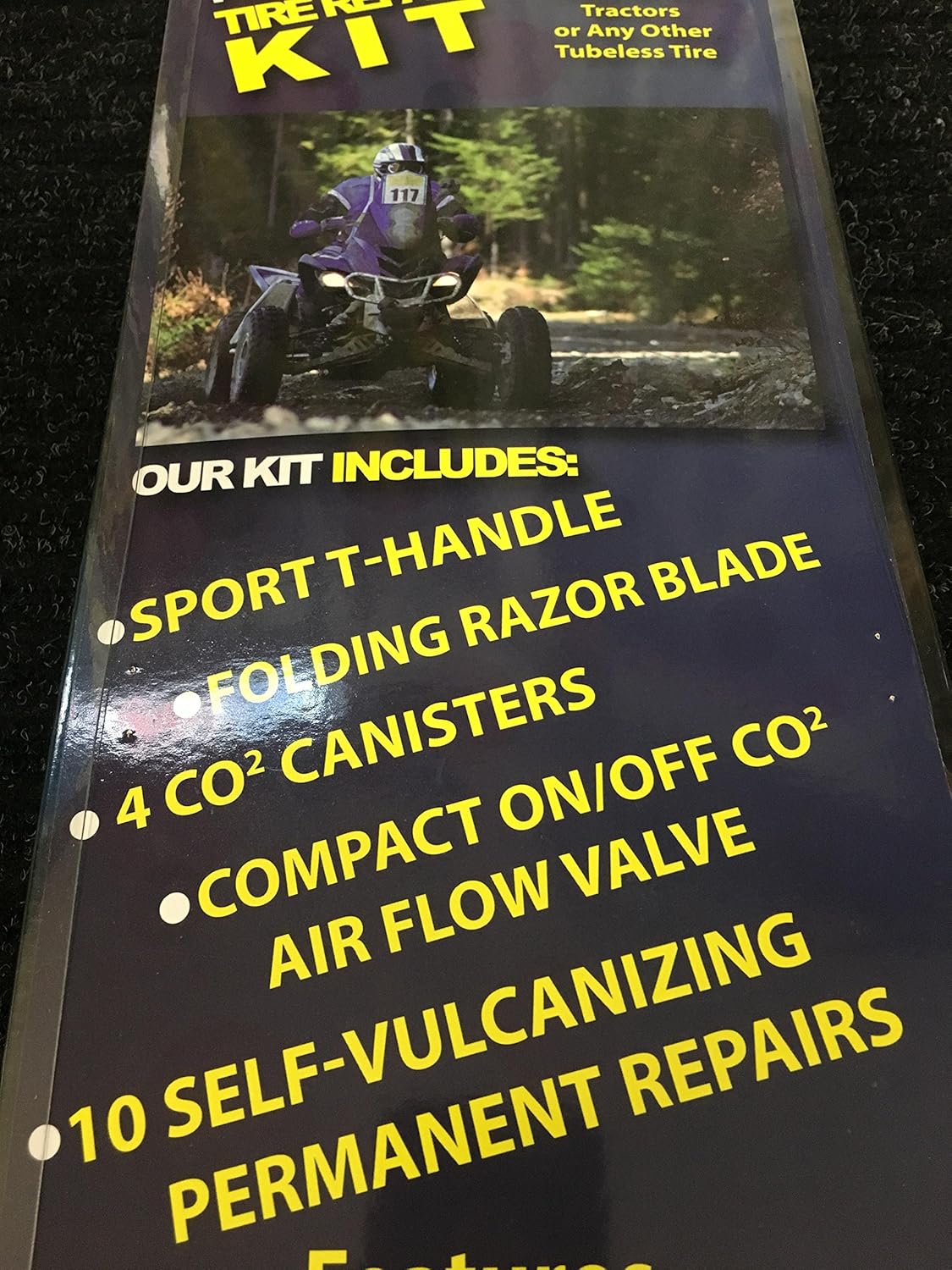 Blackjack Tire Supplies Inc KT-103 Co2 Sport ATV Tire Repair Kit