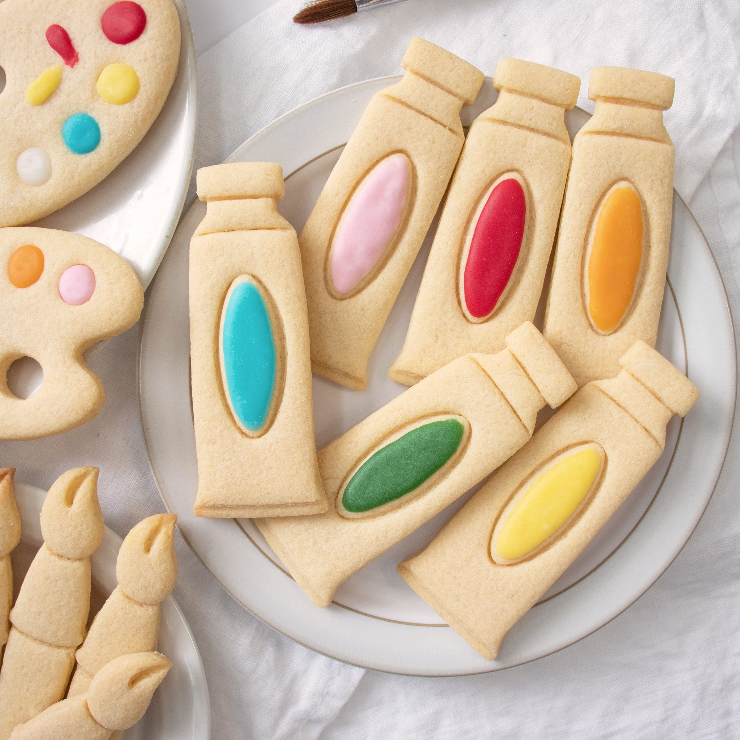 Amazon | BAKERLOGY 絵の具チューブ クッキー型｜焼き菓子やクラフトに