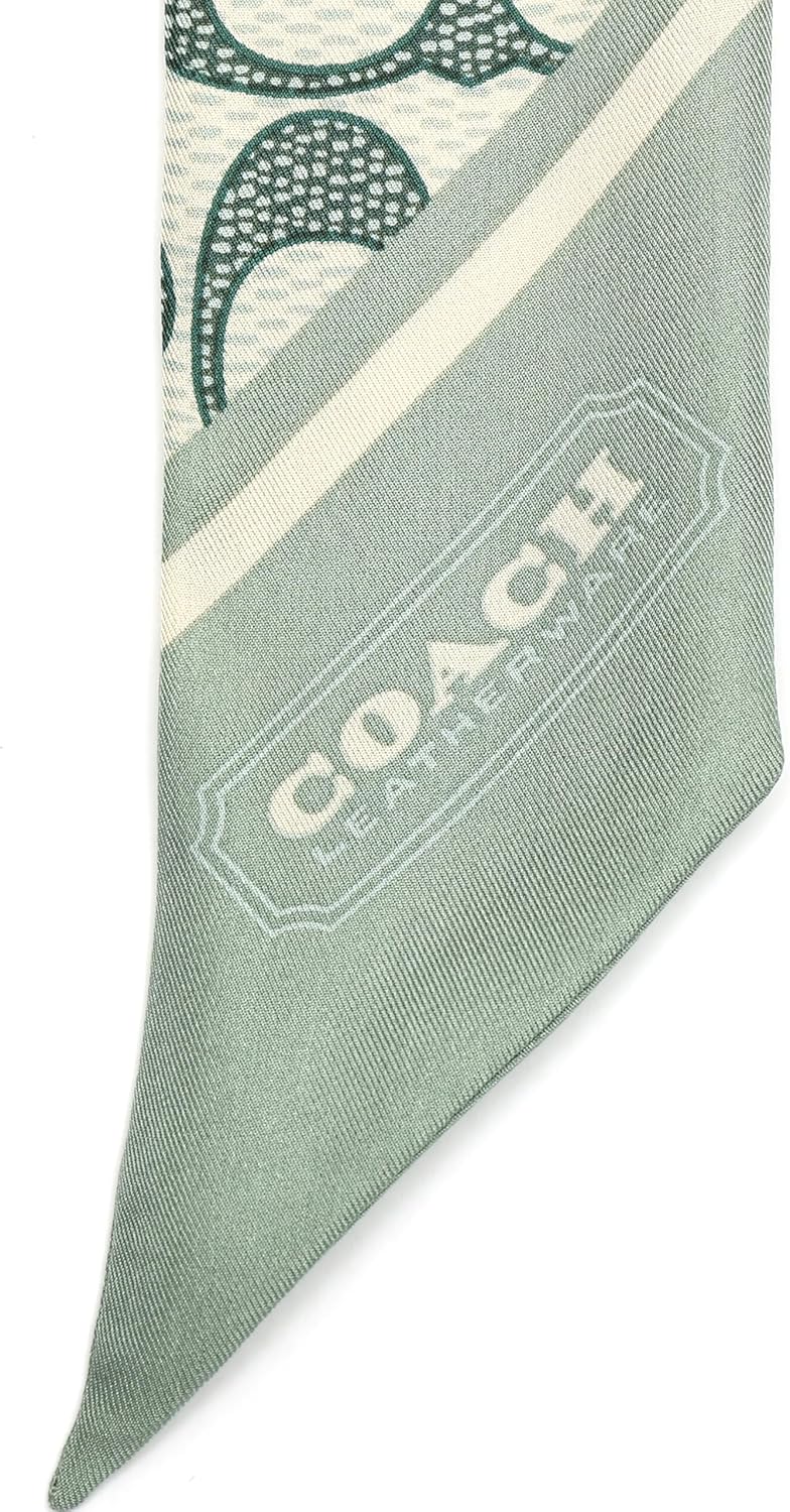 Coach TEXTURED SIGNATURE C PRINTED SILK SKINNY - Image 4