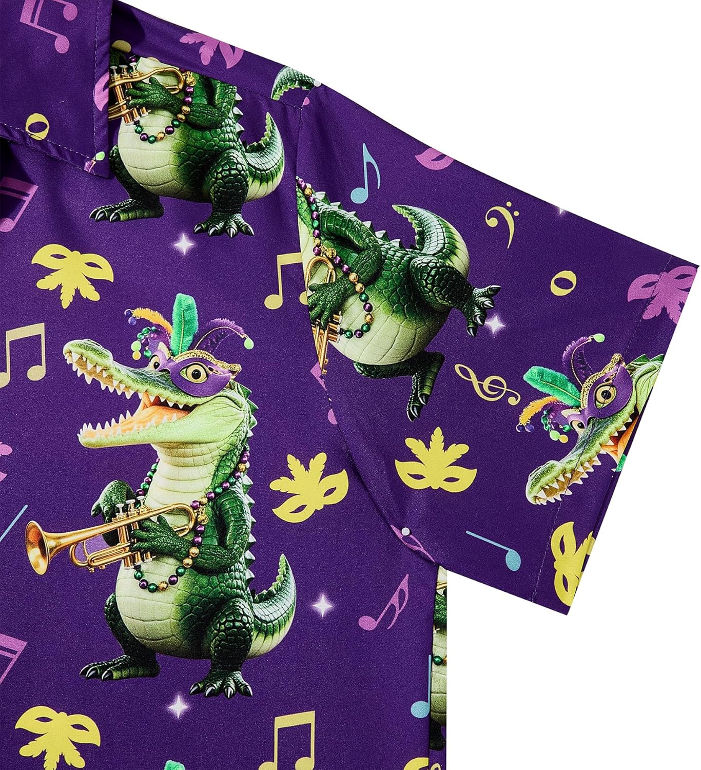 Zando Funny Hawaiian Shirt for Men - Crazy Animal Print Casual Short Sleeve Outfit Top for Summer Beach & Vacation & Party - Image 7