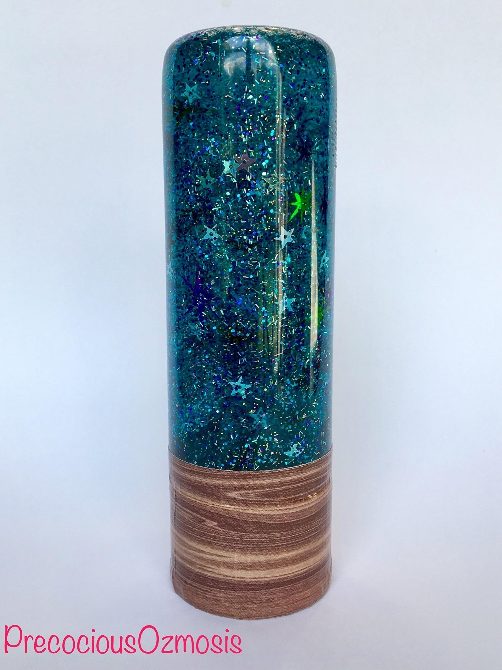 Teal Cosmos Sensory Bottle, 11.16 oz