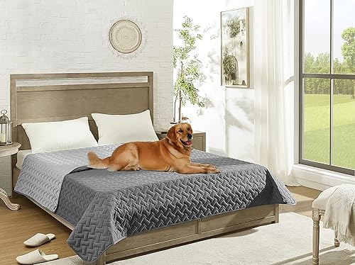 Miniatura 7 de gogobunny Manta impermeable 100 % de doble cara para perro, funda de cama suave para mascotas, reversible, protege muebles, sofá, auto para