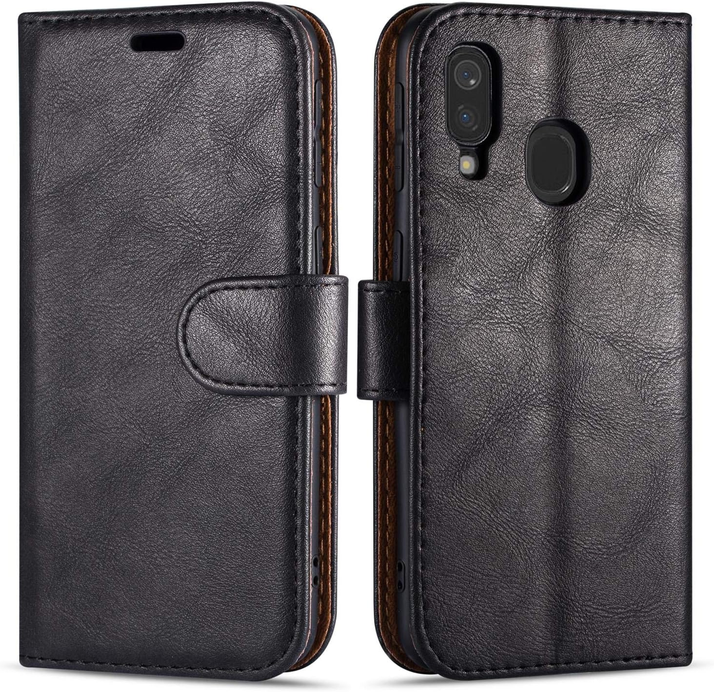 Case Collection Premium Leather Folio Cover for Samsung Galaxy A40 Case (5.9") Magnetic Closure Full Protection Design Wallet Flip with [Card Slots] and [Kickstand] for Samsung Galaxy A40 Phone Case