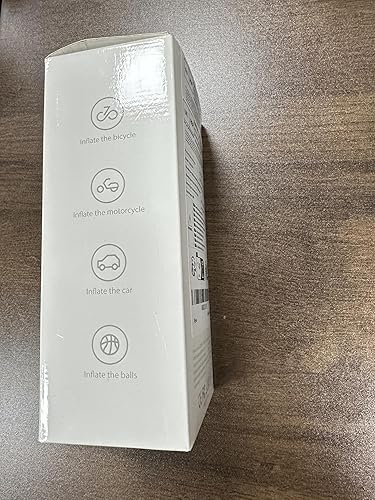 Miniatura 11 de Inflador de neumáticos Compresor de aire portátil con apagado automático y luz LED, bomba de aire inalámbrica de 150 PSI con medidor de presión