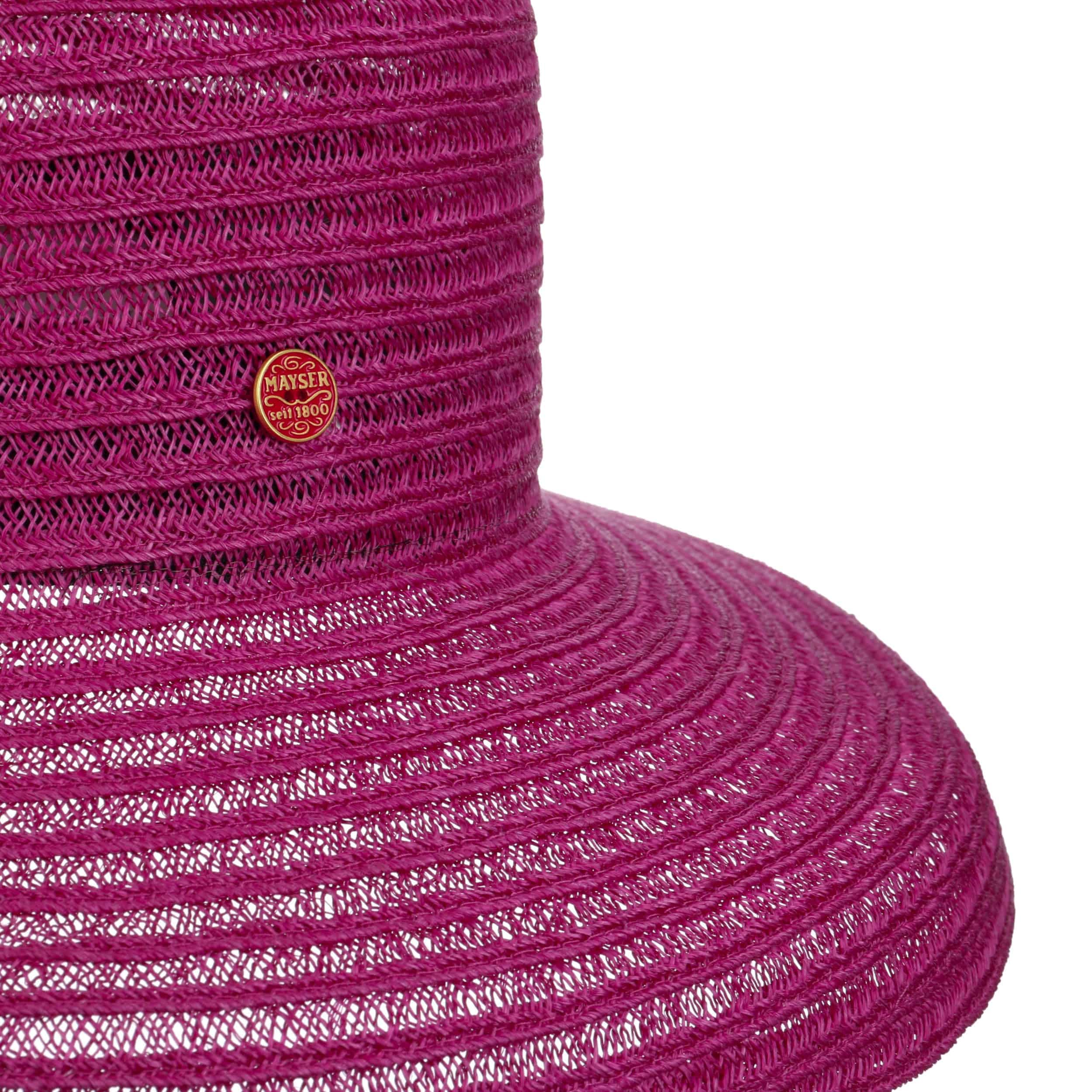 Mayser Tiffy Uni Chapeau de Soleil Tresse Unicolore Fabrique en UE Femme Printemps Ete