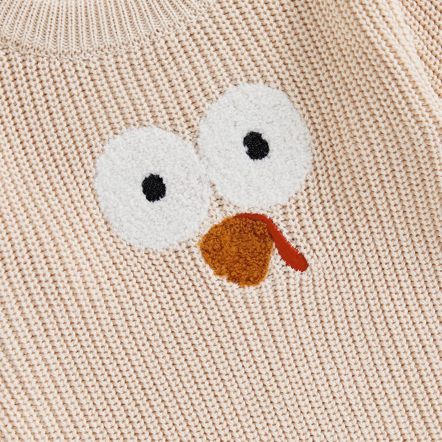 Newborn Baby Girl Boy Sweater Knit Oversized Pullover Sweatshirt Romper