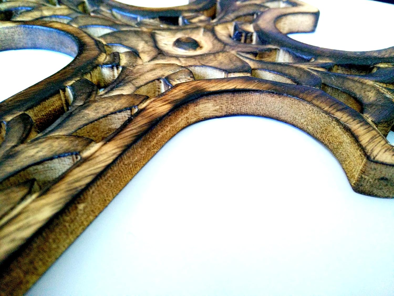 Iconsgr Handmade Holy Orthodox Religious Wood Carved Wall Cross Christ Crucifix Athos L