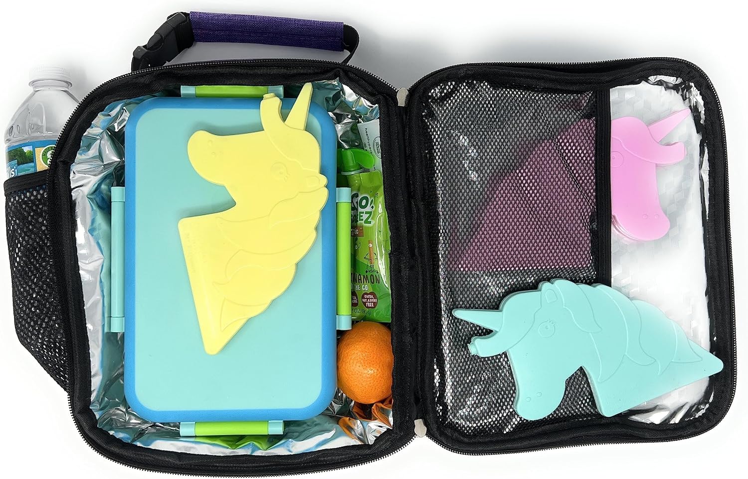Healthy Packers Ice Packs for Kids Lunch Box, Slim Reusable 3-Pack Unicorn image 3