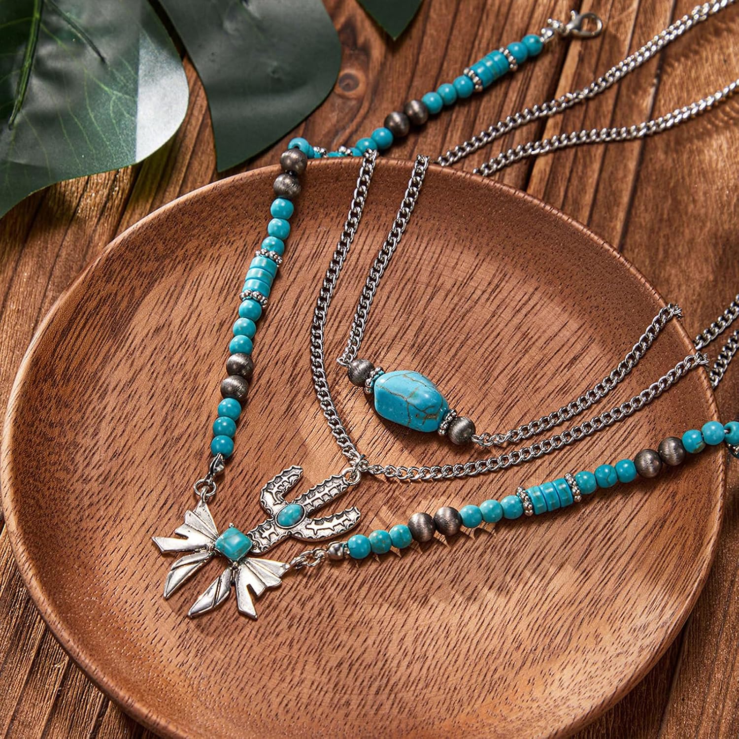 Roe Dolph Western Jewelry for Women Turquoise Jewelry Statement Western Necklace Earrings Set Boho Long Necklace Cowgirl Outfits Country Concert Outfits - Image 8