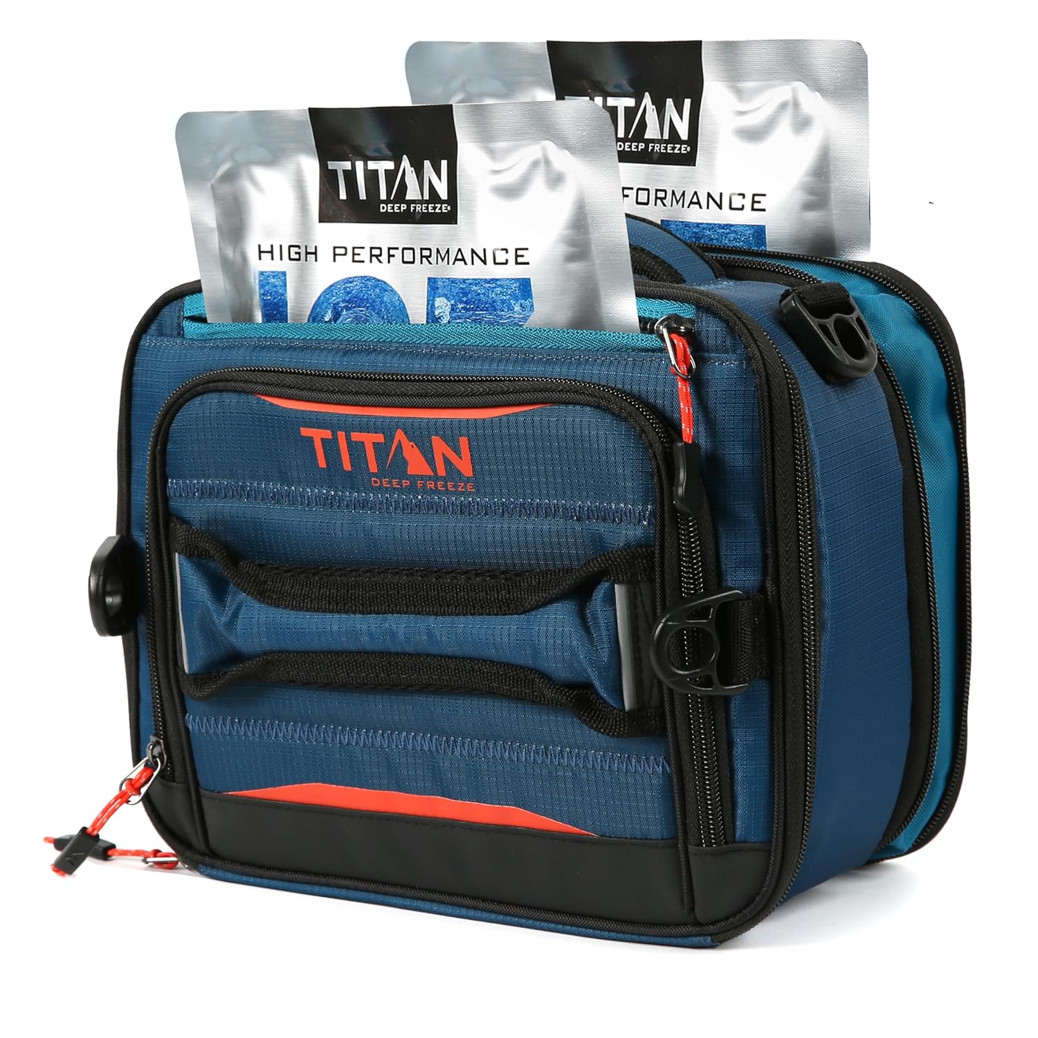 Titan High Performance Fridge Cold Expandable Insulated Lunch Box - Blue