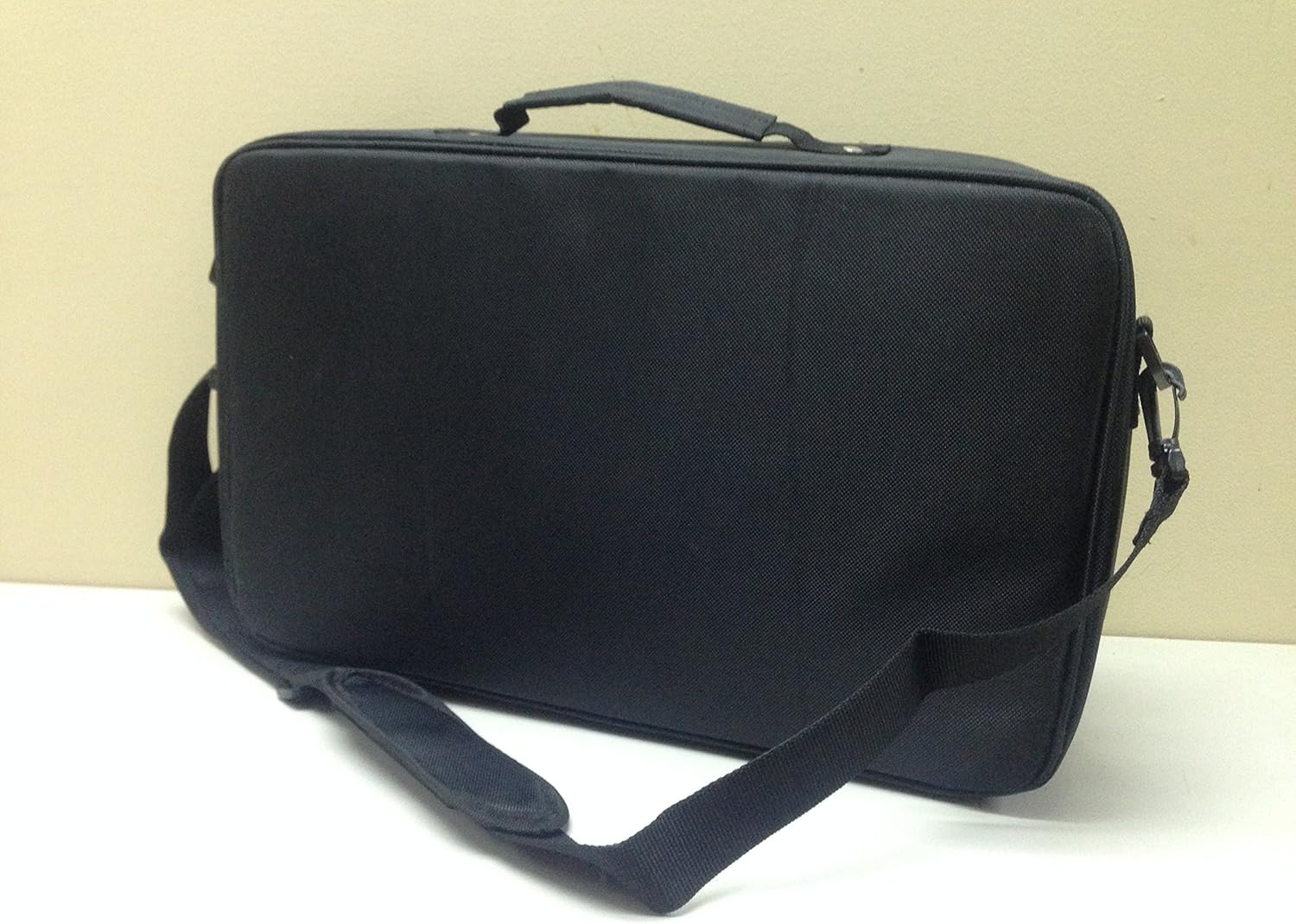 FixtureDisplays® 17" Black Laptop MacBook Carry Bag Case Computer Shoulder Strap 1728