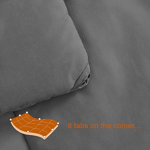 Miniatura 5 de NTBAY Edredón alternativo para todas las estaciones, tamaño Queen (90 x 90 pulgadas), microfibra ligera y lavable a máquina, relleno de edredón