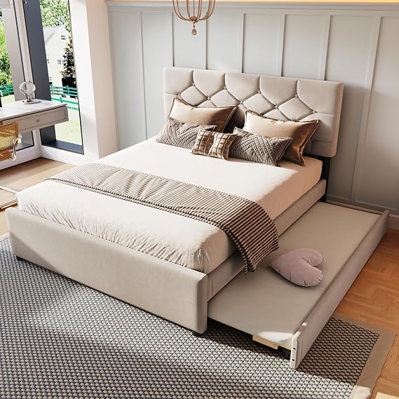 Dolamaní Cama tapizada para cama de matr