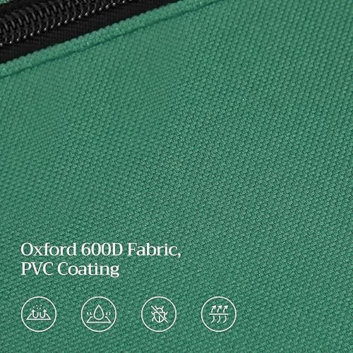 Miniatura 5 de SONGMICS Bolsa de almacenamiento para árbol de Navidad, hasta 9 pies, tela Oxford 600D resistente al desgaste, contenedor de almacenamiento para